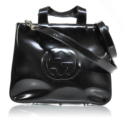 Gucci Patent GG Bag Black 1 of 8
