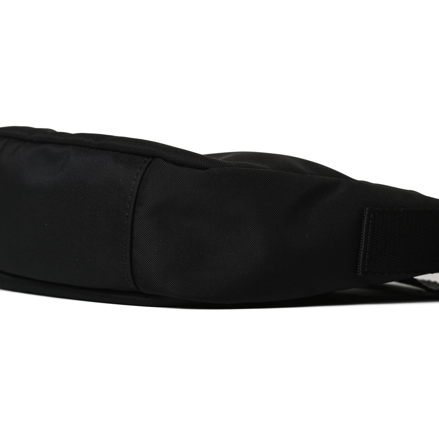 Balenciaga Recycled Sport Nylon Logo Embroidered Wheel Sling Bag Black White 9 of 10