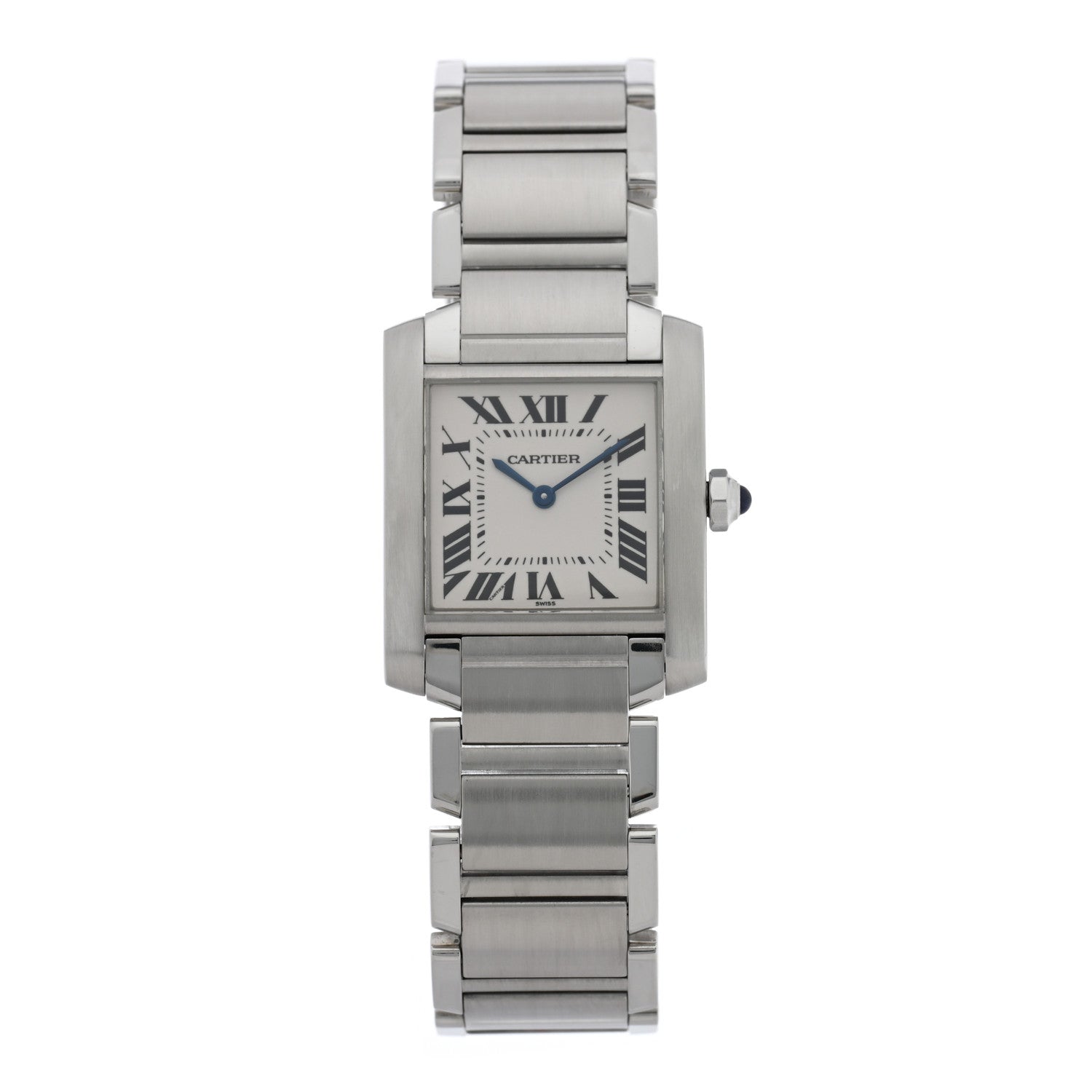 Cartier Stainless Steel 25mm Tank Francaise Quartz Watch 1 of 4