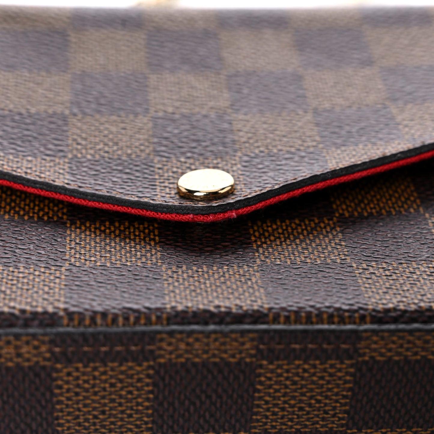 Damier Ebene Pochette Felicie Chain Wallet