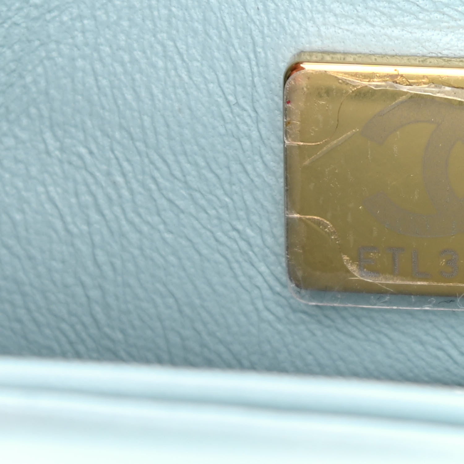 Chanel Caviar Quilted Extra Mini Coco Handle Flap Light Blue 6 of 10