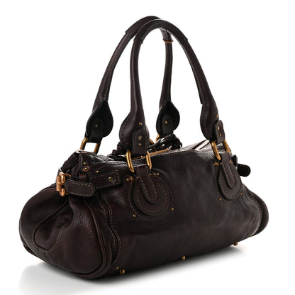 Chloe Calfskin Medium Paddington Satchel Chocolate 3 of 10