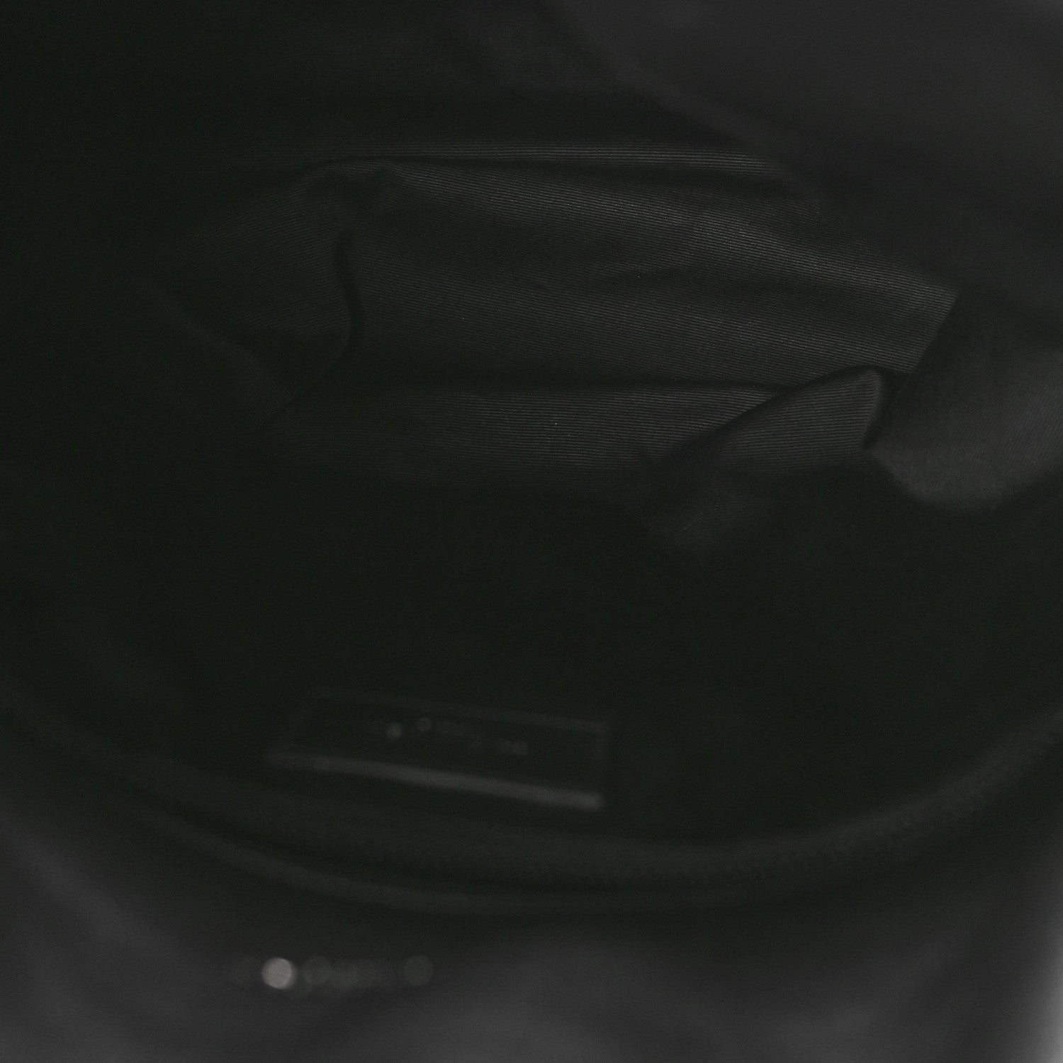 Saint Laurent Lambskin Quilted Monogram Monochrome Medium Loulou Puffer Chain Satchel Black 5 of 8