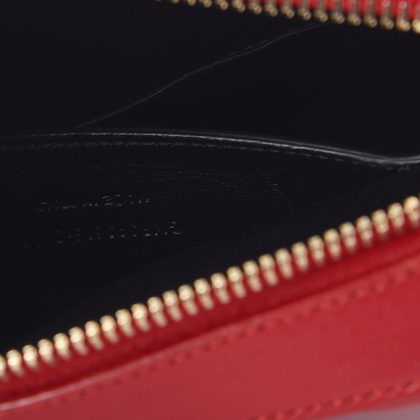 Lambskin Matelasse Chevron Classic Monogram Shoulder Bag Red