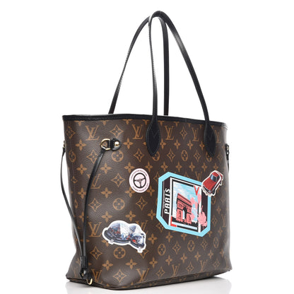 Louis Vuitton Monogram World Tour Neverfull MM 3 of 10