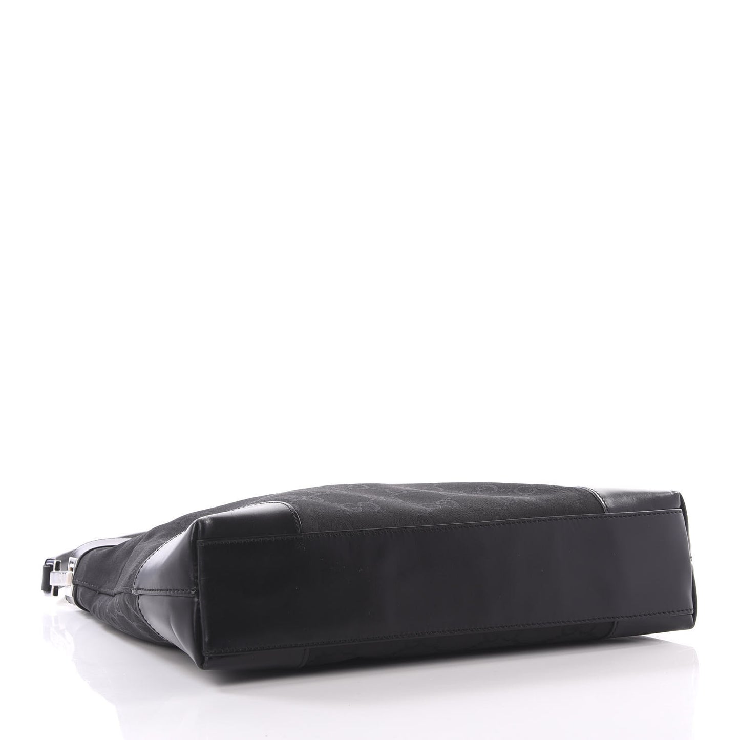 Nylon Monogram Tote Bag Black