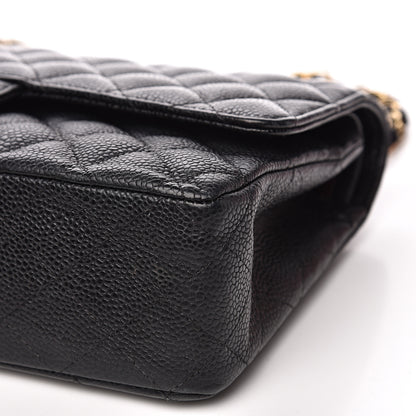 Chanel Caviar Quilted Medium Double Flap Black 8 of 14