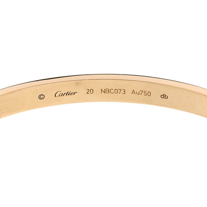 Cartier 18K Yellow Gold LOVE Bracelet 20 6 of 9