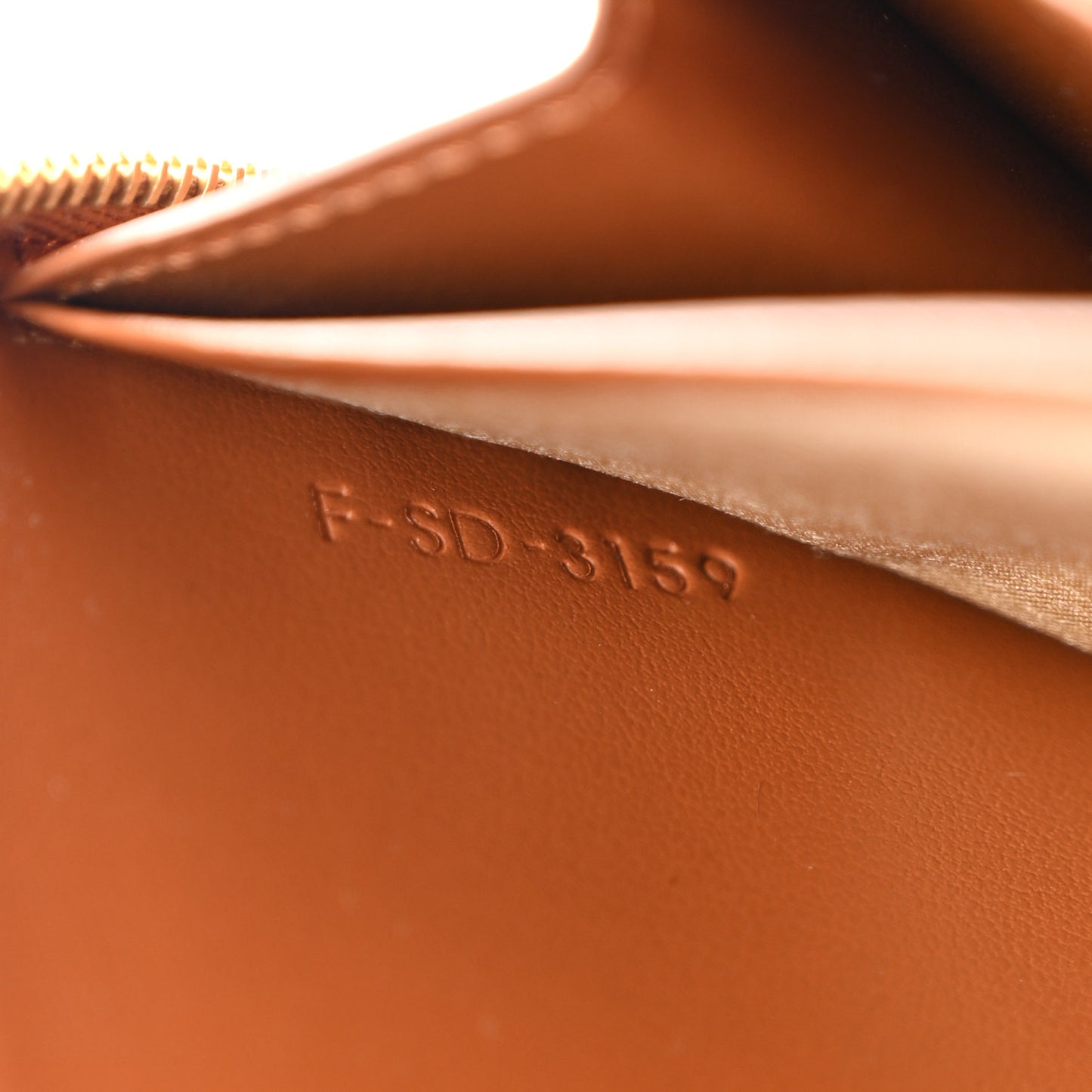 Natural Calfskin Large Zip Around Multifunction Wallet Tan