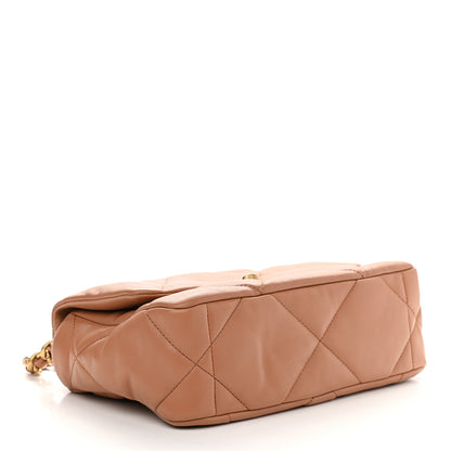 Chanel Lambskin Quilted Medium Chanel 19 Flap Brown 4 of 9