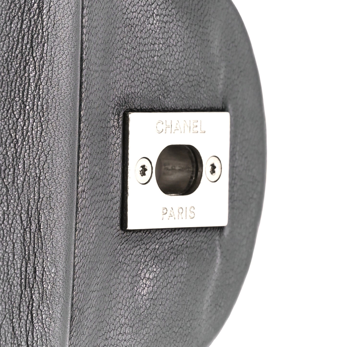 Lambskin Quilted Jumbo Coco Rain Flap Black