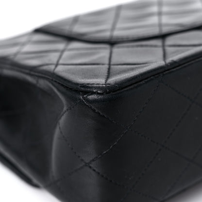 Chanel Lambskin Quilted Medium Double Flap Black 10 of 23