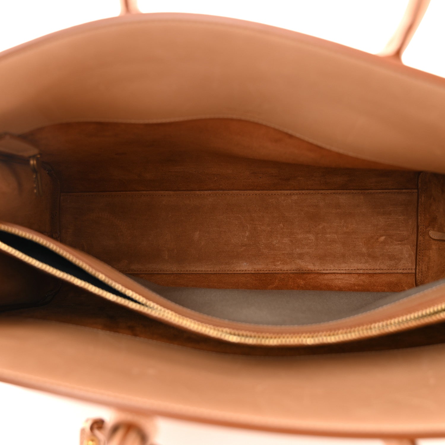 Saint Laurent Calfskin Large Souple Sac De Jour Brown Gold 5 of 11
