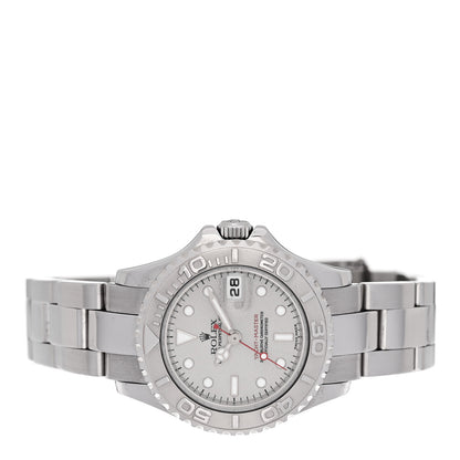 Rolex Stainless Steel Platinum 29mm Yacht-Master Watch Silver 169622 2 of 5