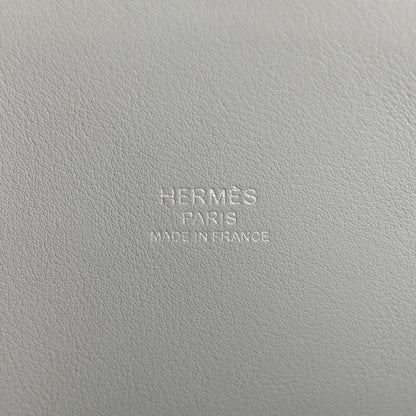 Hermes Evercolor Verso 1923 Bolide 25 Bleu Lin Gris Perle 6 of 11