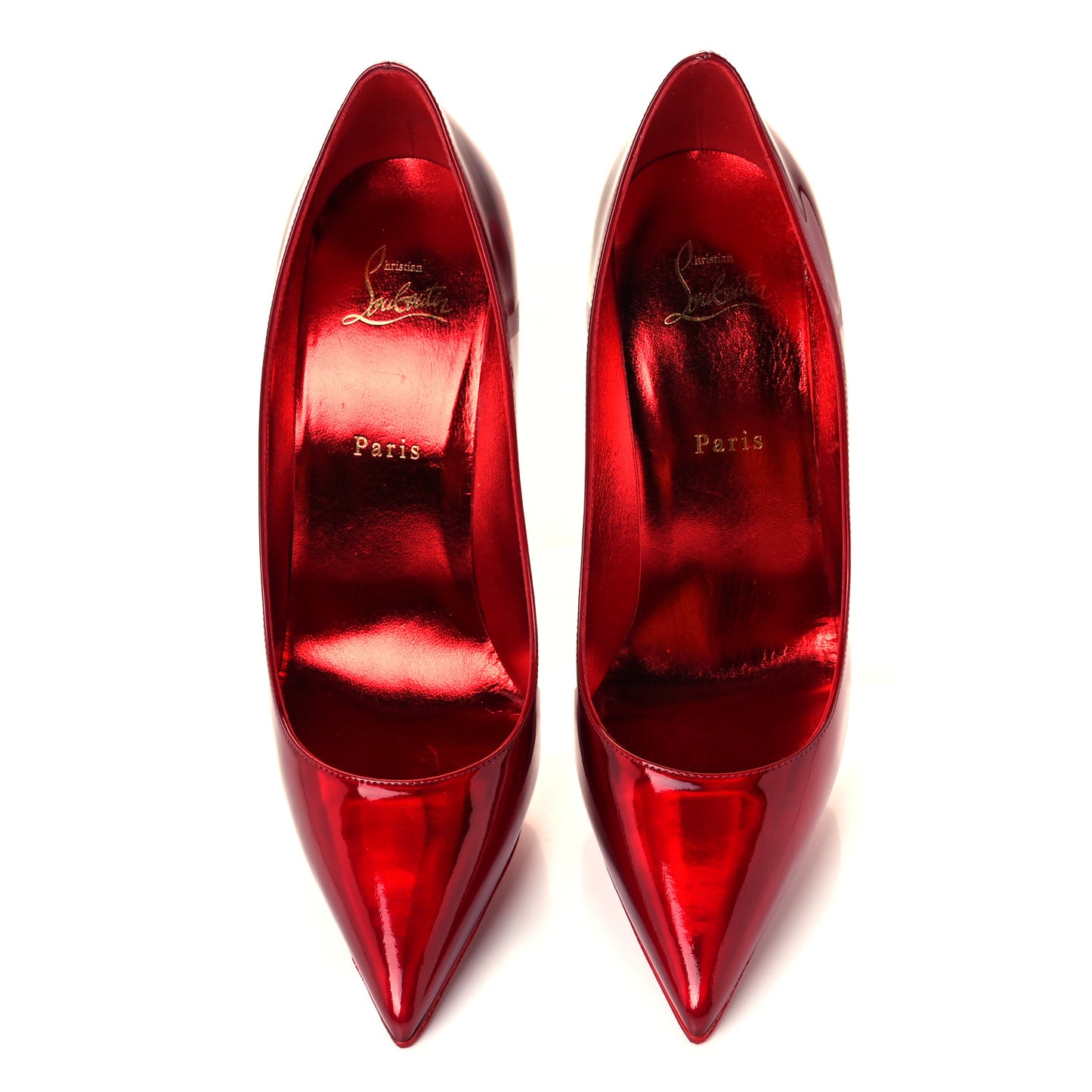 Metallic Patent Psychic So Kate 100 Pumps 40.5 Loubi