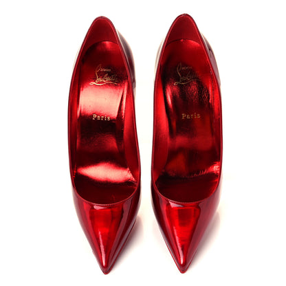 Christian Louboutin Metallic Patent Psychic So Kate 100 Pumps 40.5 Loubi 4 of 10