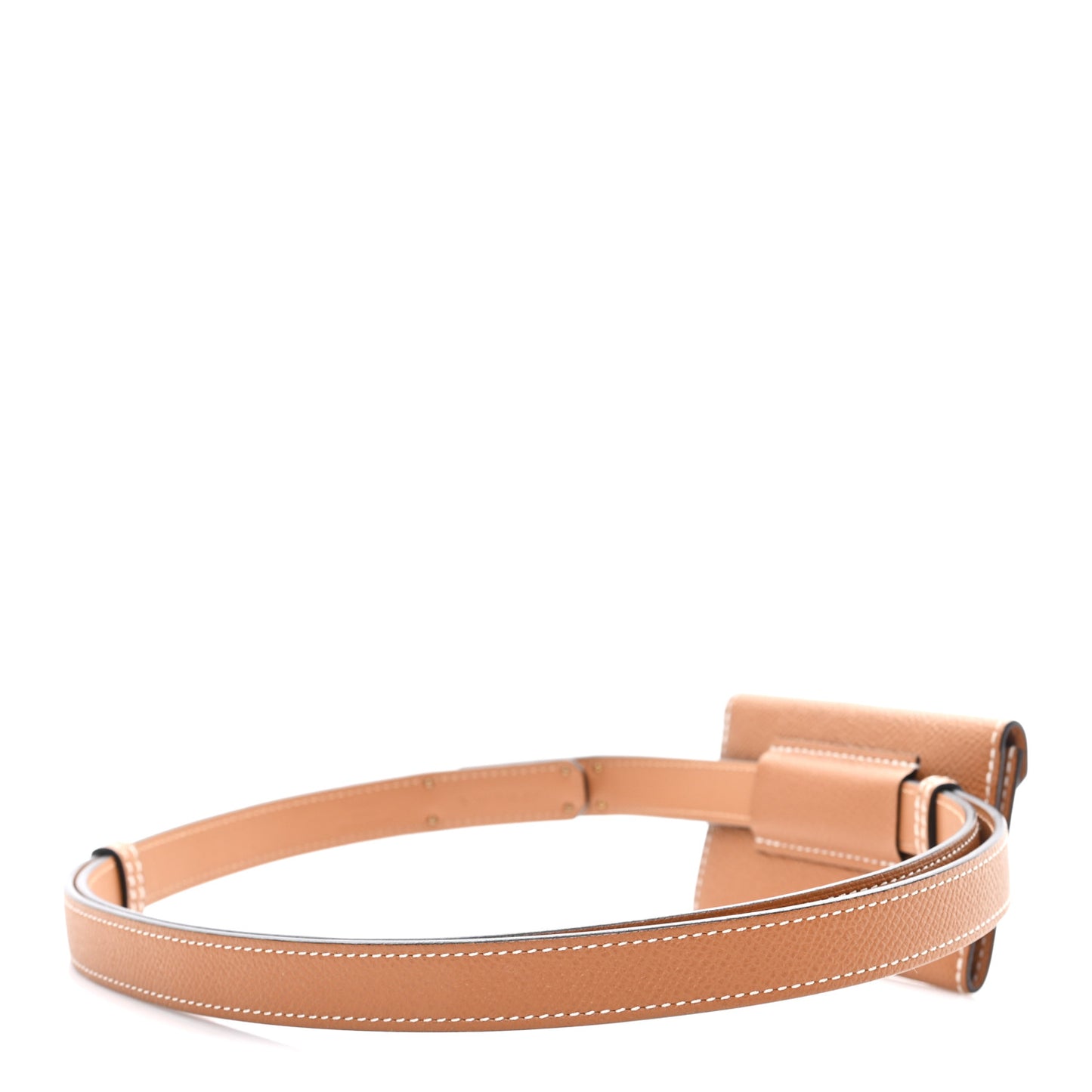 Epsom Kelly Pocket Belt Gold