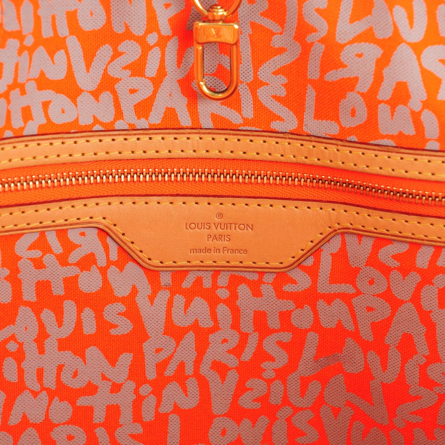 Monogram Graffiti Neverfull GM Orange