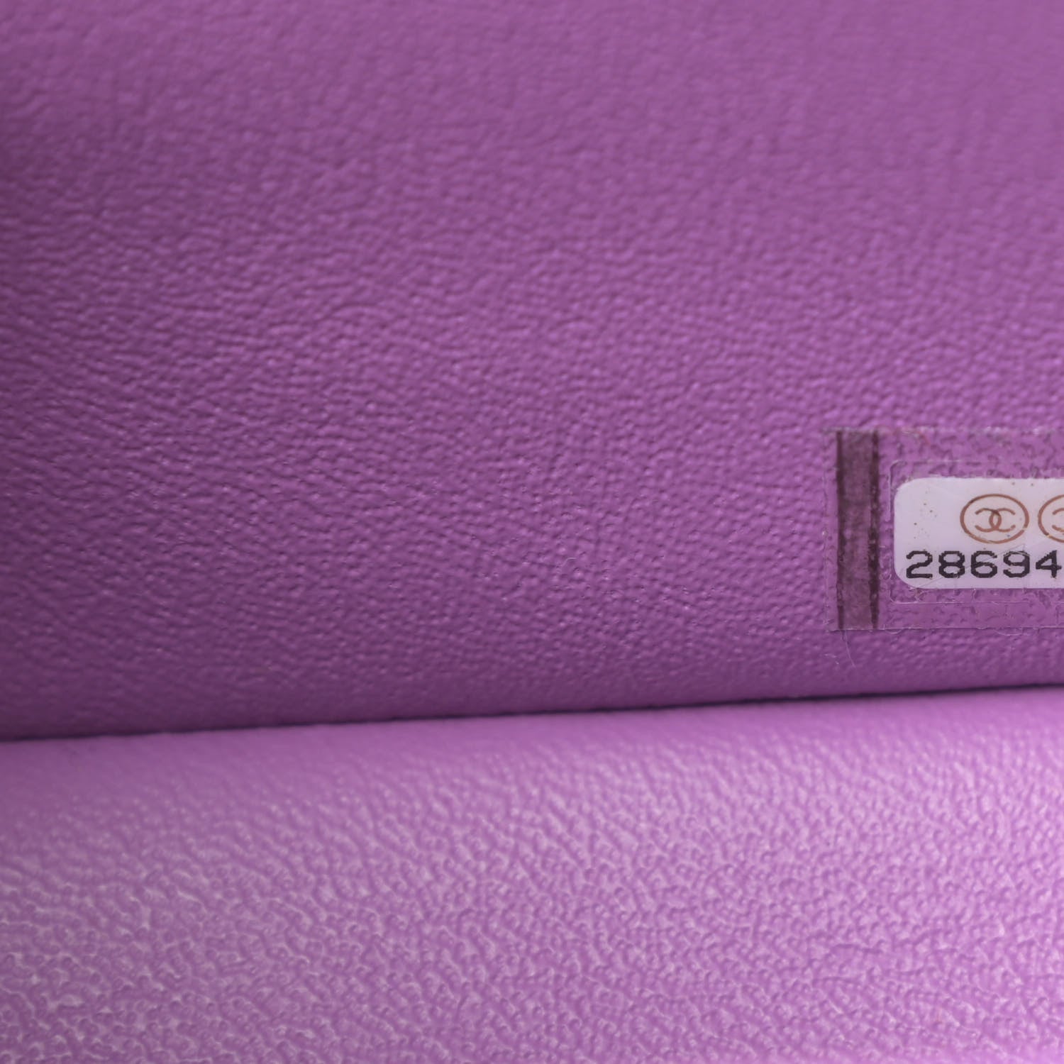 Chanel Lambskin Quilted Mini Rectangular Flap Purple 7 of 11