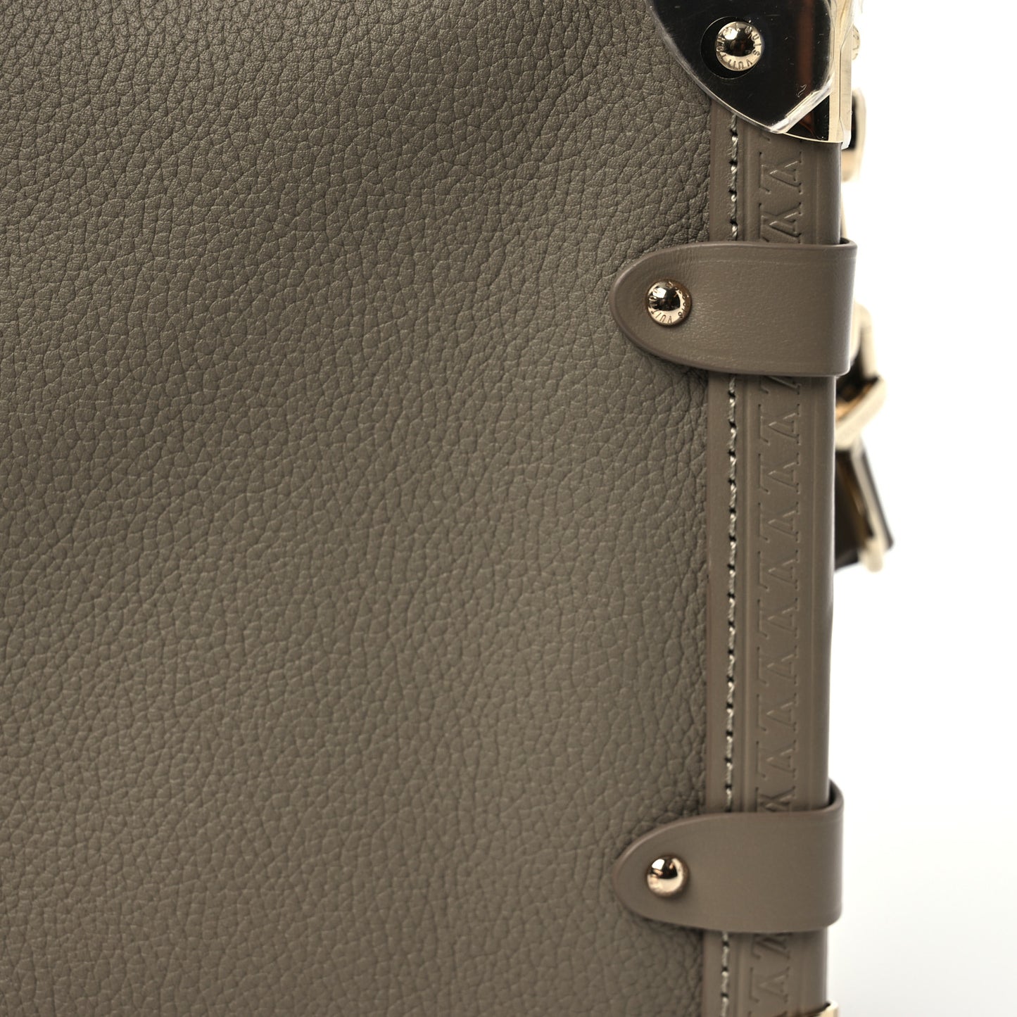 Calfskin Side Trunk MM Taupe