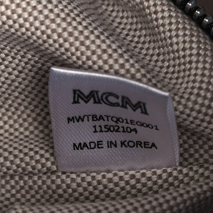 MCM Nappa Jacquard Monogram Large Tote Grey 8 of 15