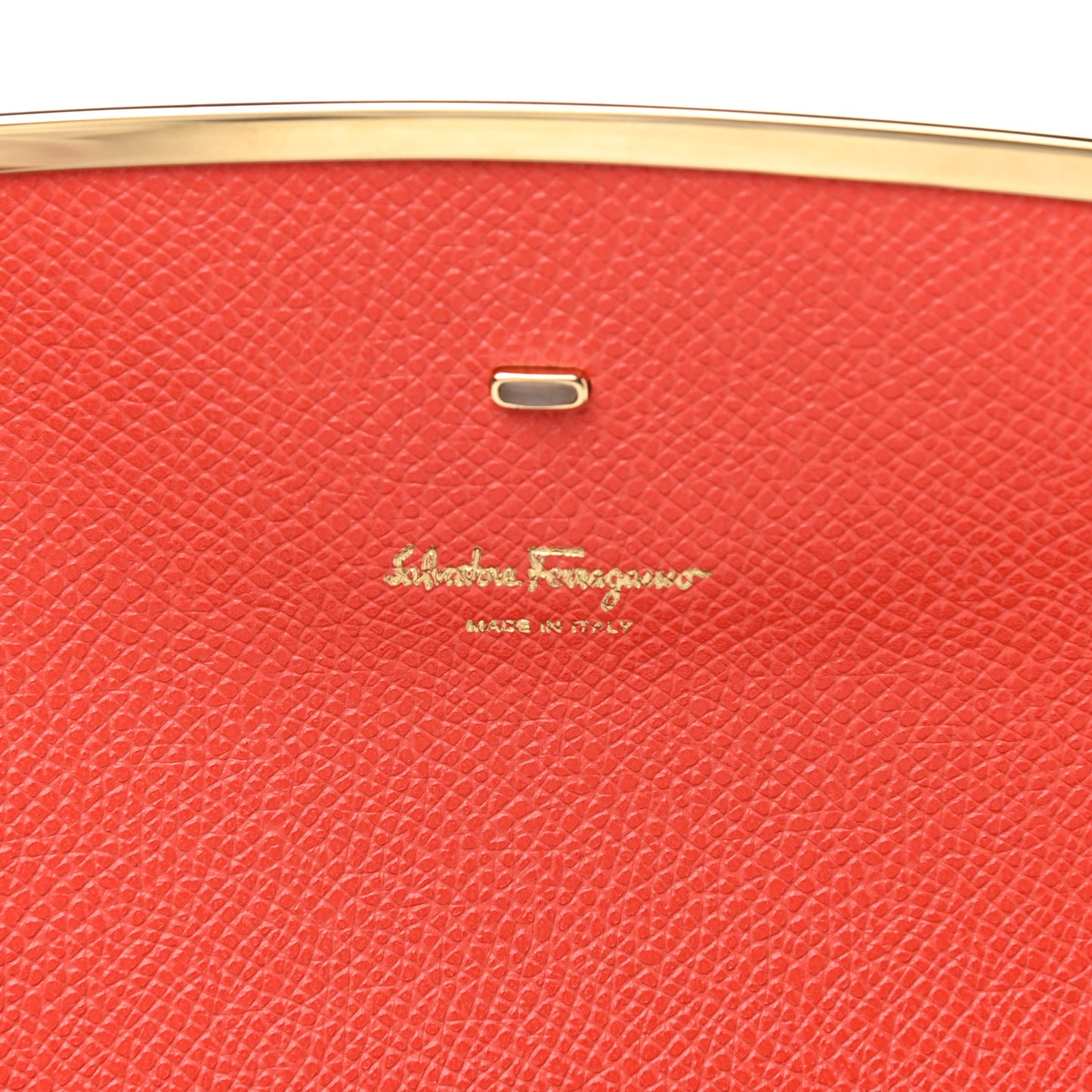 Hammered Calfskin Mini Gancini Icona Bag Lipstick