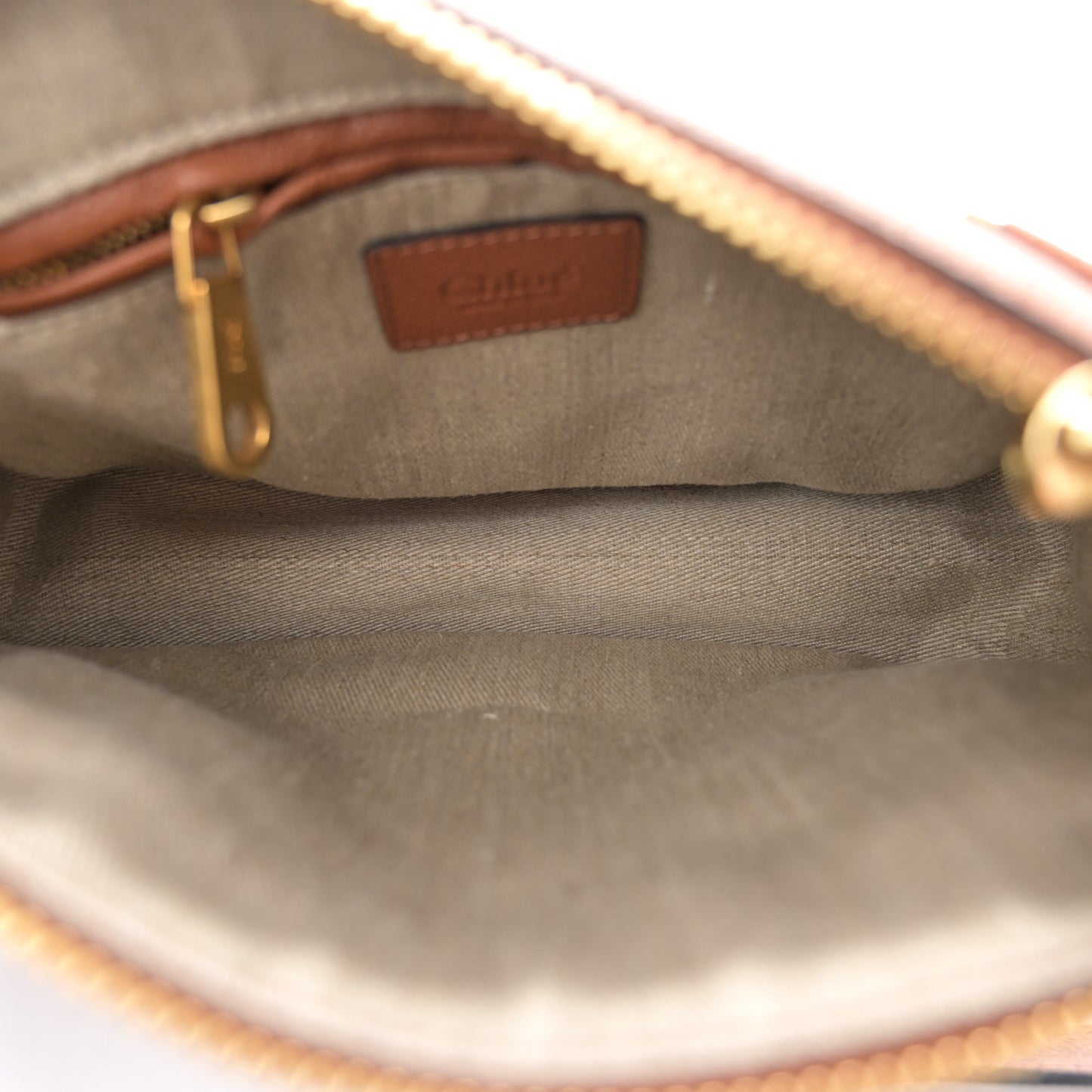 Calfskin Small Marcie Satchel Tan