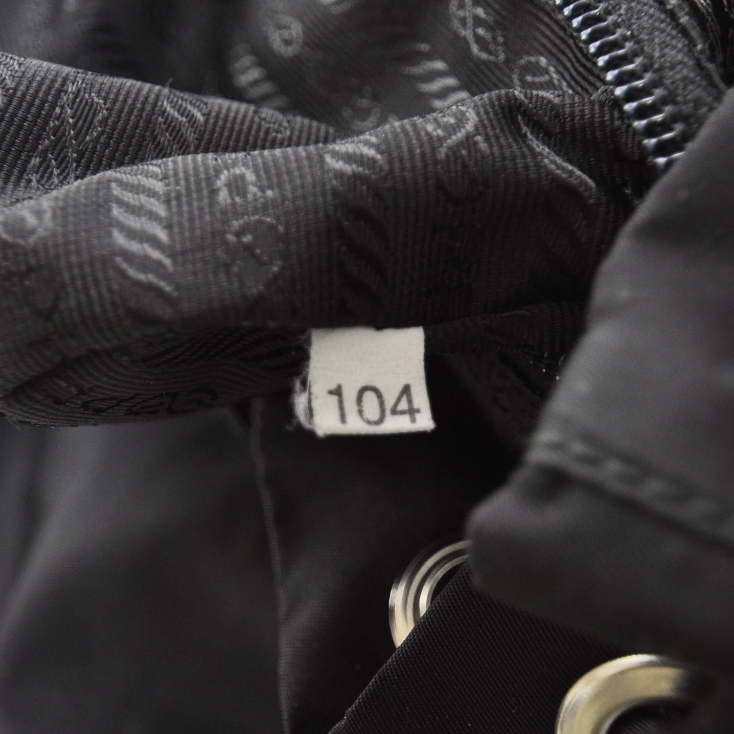 Prada Tessuto Nylon Small Backpack Black 9 of 9