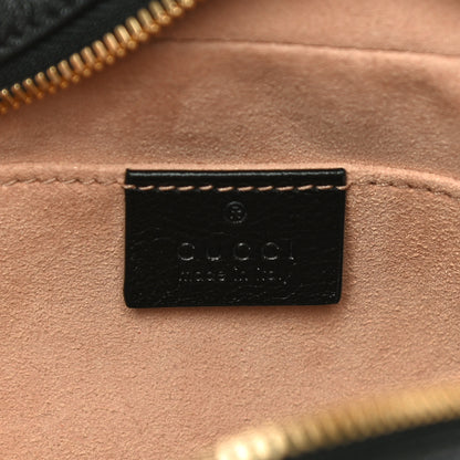 Gucci Monogram Matelasse Diagonal Small GG Marmont Chain Shoulder Bag Beige Black 6 of 12