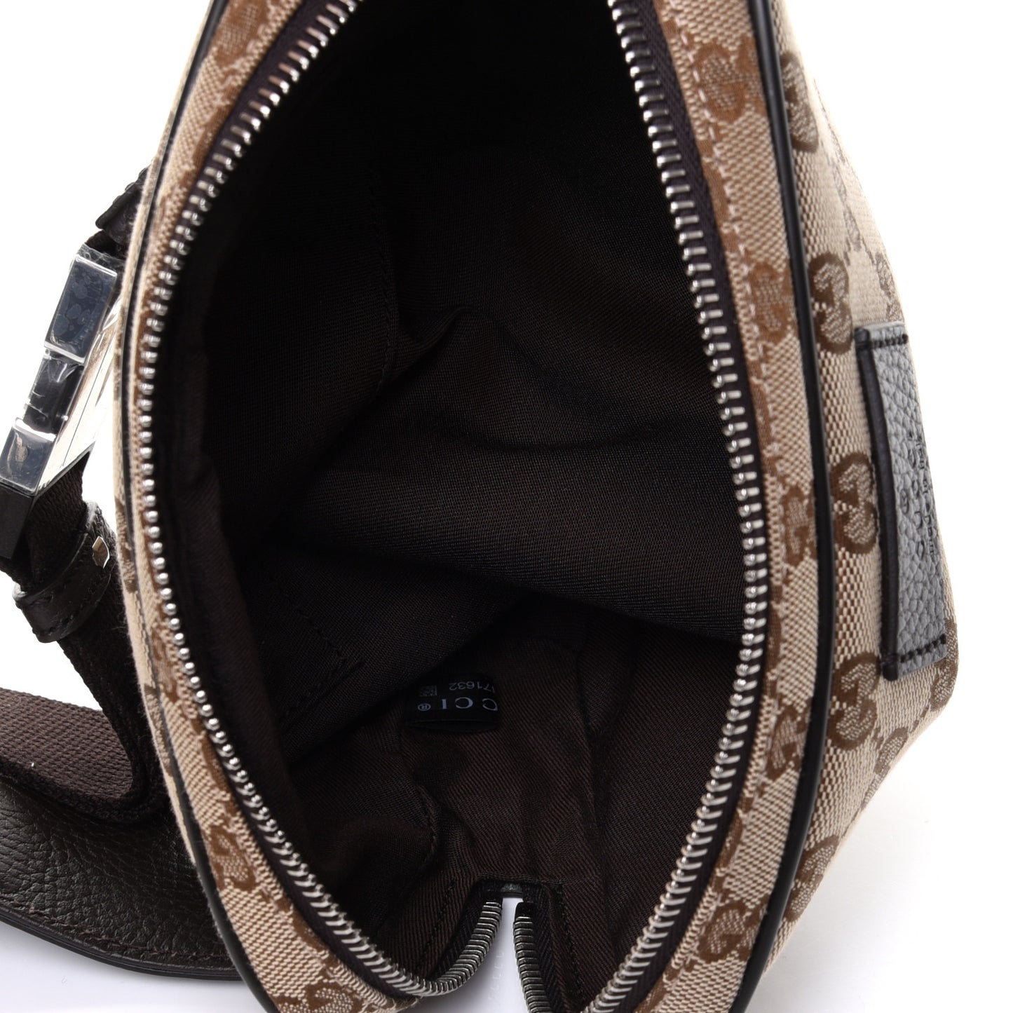 Monogram Belt Bag Dark Brown