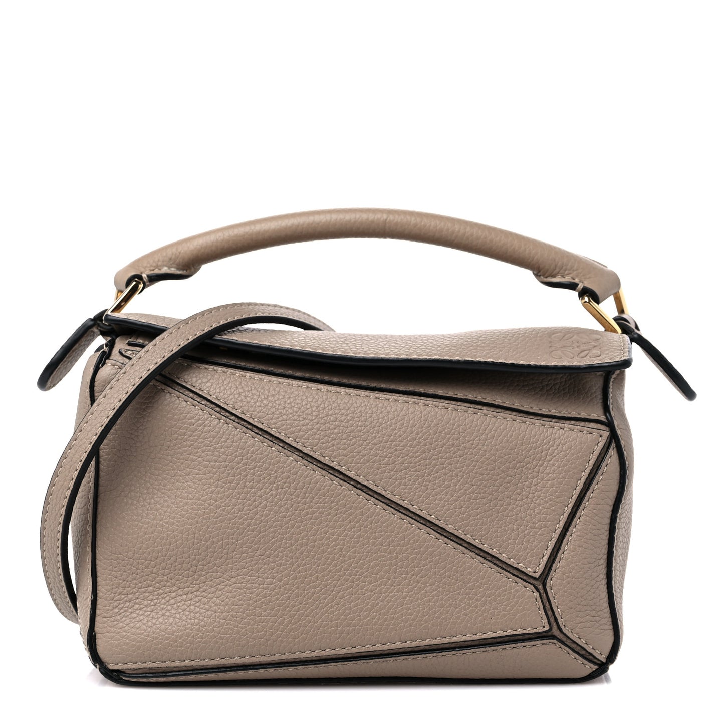 Calfskin Mini Puzzle Bag Sand Mink