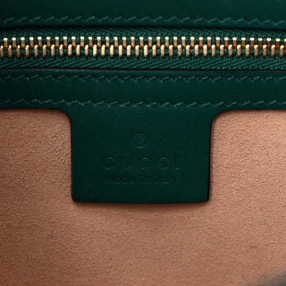 Gucci Boarded Dyana Lux Calfskin Small Jackie 1961 Hobo Emerald 6 of 10