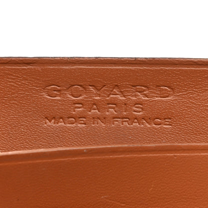 Goyard Goyardine Saint Sulpice Card Holder Black Gold 6 of 9