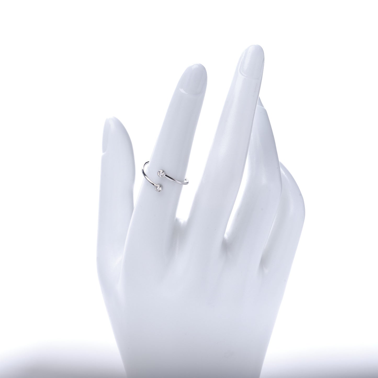 Platinum Diamond Elsa Peretti Hoop Ring 52 6