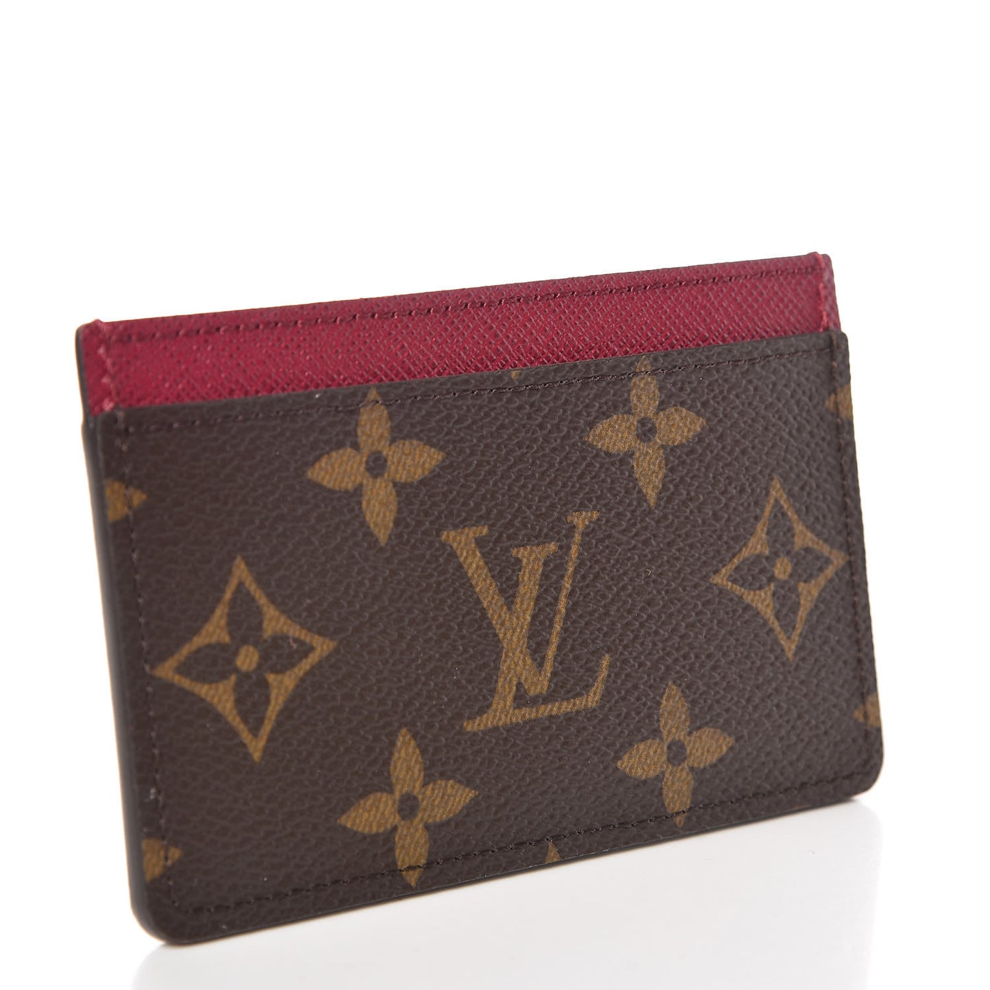 Monogram Card Holder Fuchsia