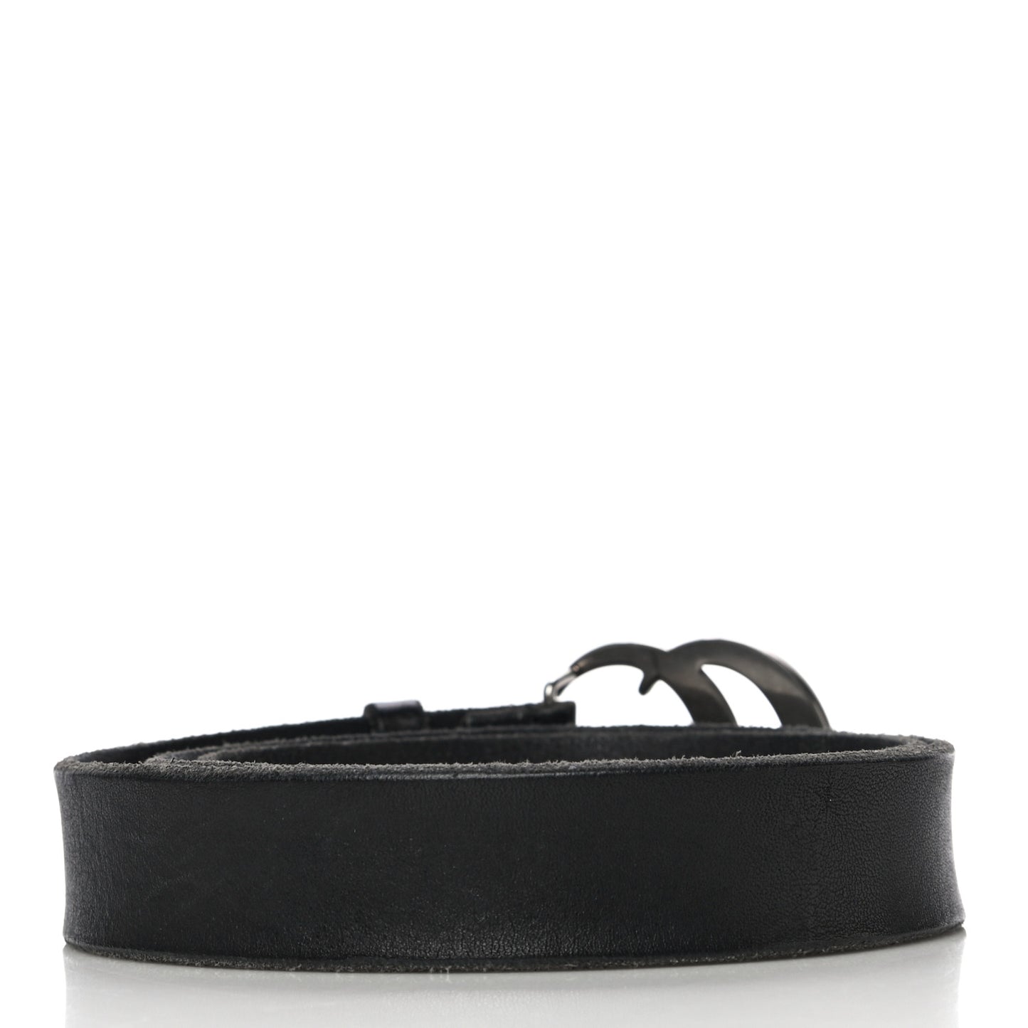 Faded Calfskin Double G 30mm Belt 85 34 Black