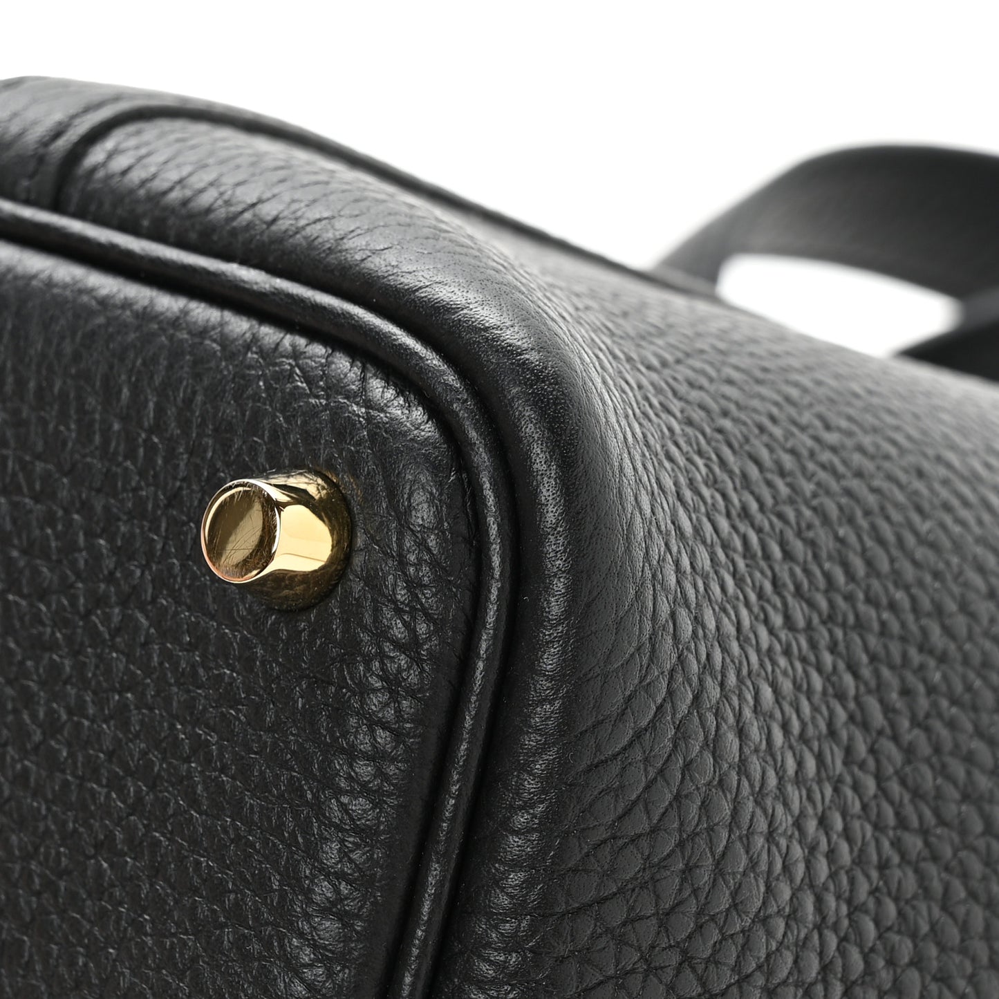 Taurillon Clemence Picotin Lock 18 PM Black