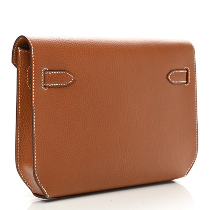Hermes Taurillon Maurice Kelly Depeches 25 Gold 3 of 8