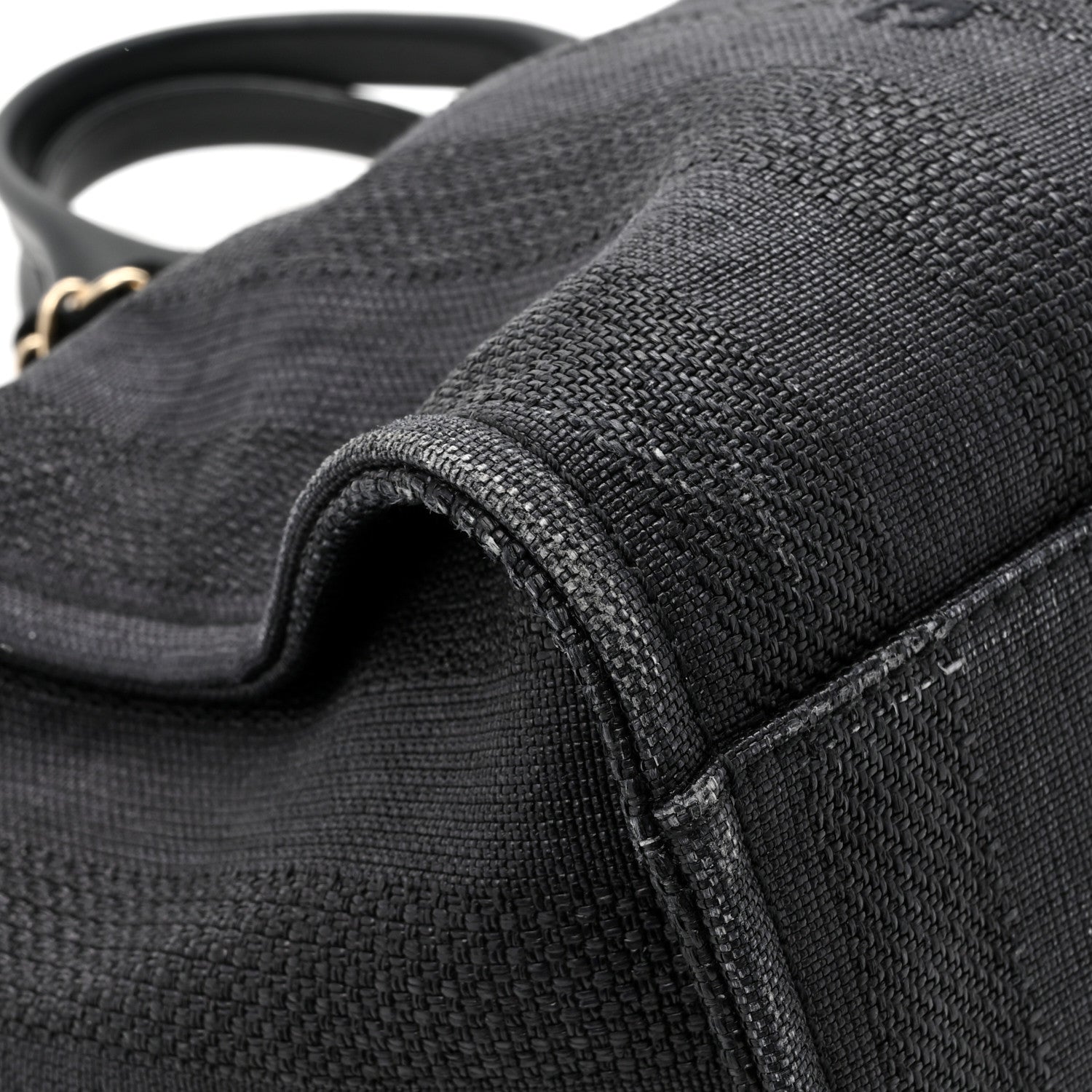 Chanel Lurex Boucle Large Deauville Tote Black 11 of 14