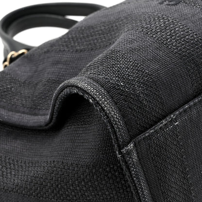 Chanel Lurex Boucle Large Deauville Tote Black 11 of 14