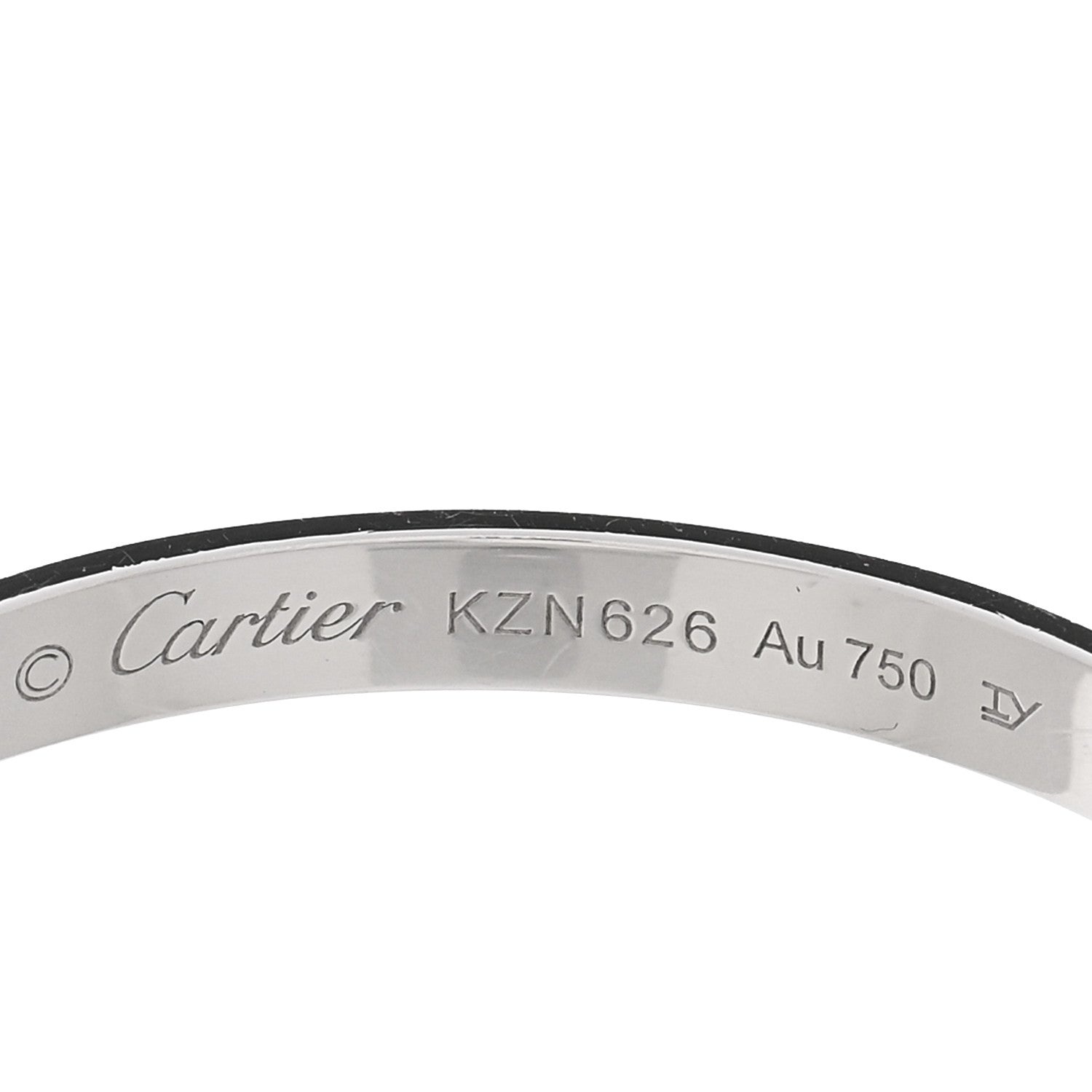 Cartier 18K White Gold Large LOVE Hoop Earrings 4 of 4