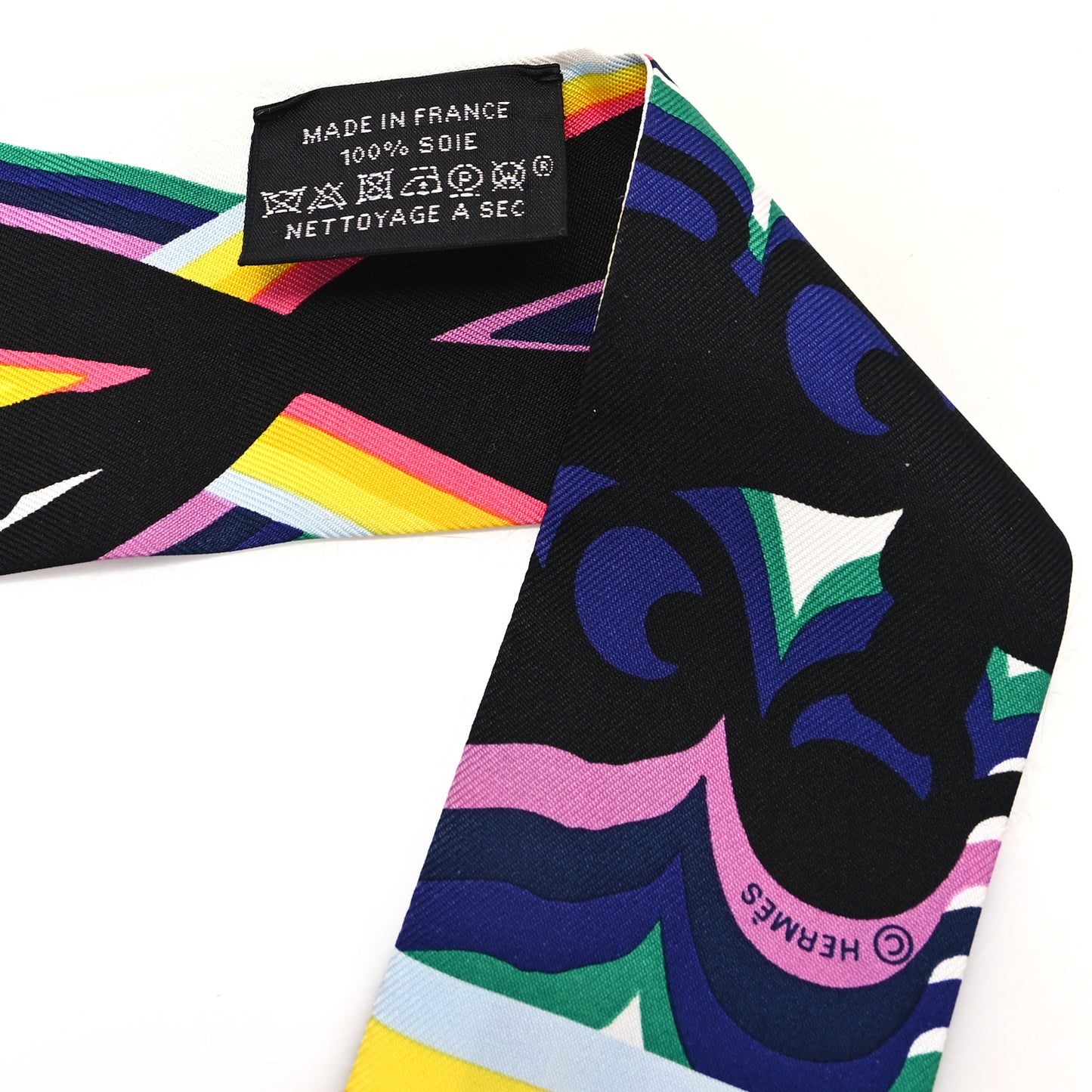 Silk Brides De Gala Shadow Twilly Black Jaune Multicolor
