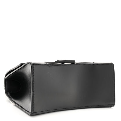 Balenciaga Shiny Box Calfskin Monochrome Small Hourglass Top Handle Bag Black 4 of 9