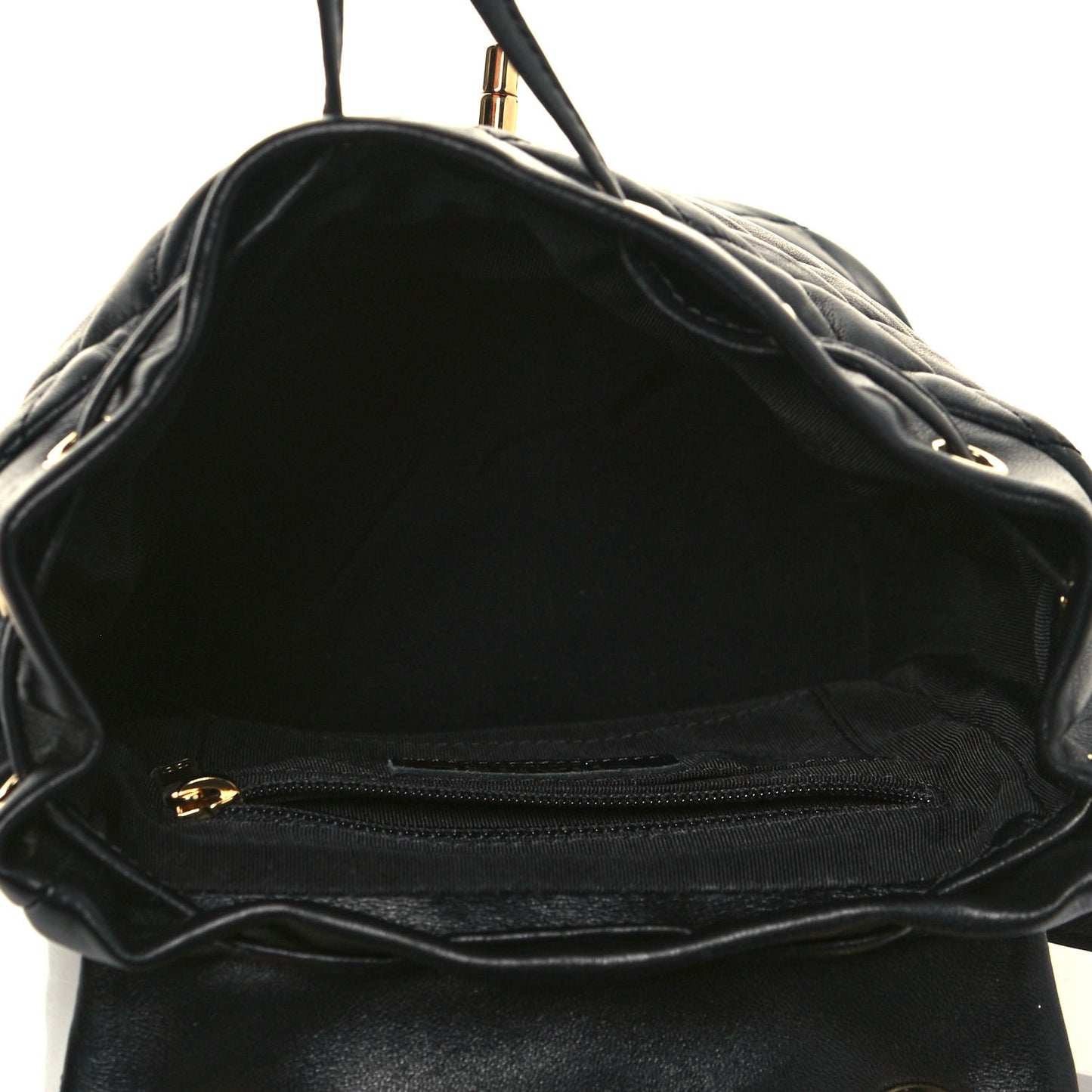 Calfskin Quilted Mini Urban Spirit Backpack Black