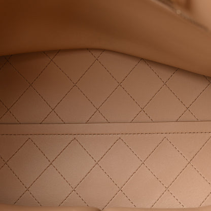 Chanel Calfskin Large Serial Shopper Tote Beige 5 of 12