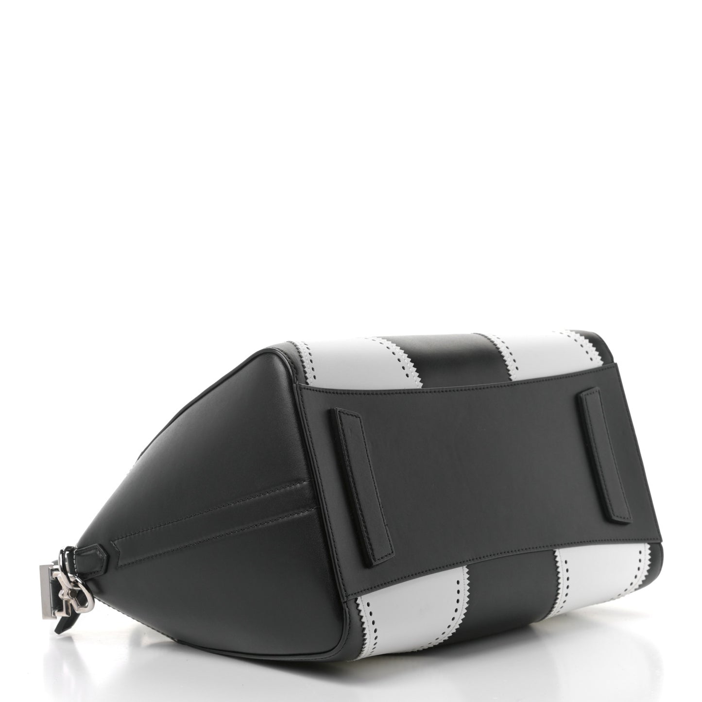 Calfskin Brogue Medium Antigona Black White