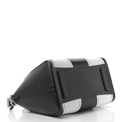 Givenchy Calfskin Brogue Medium Antigona Black White 6 of 13