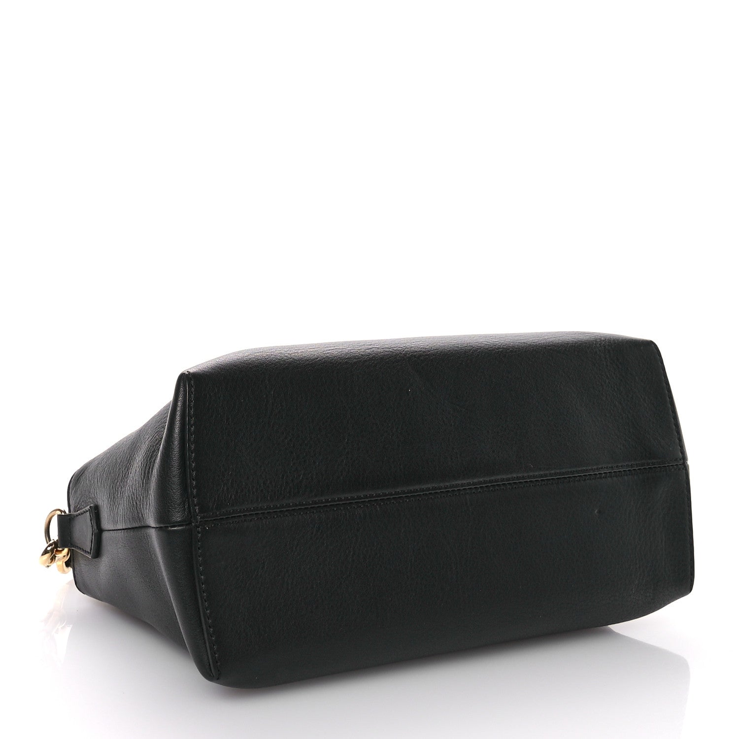 Fendi Vitello Dolce Chain Medium By The Way Boston Bag Black Grigio 4 of 10