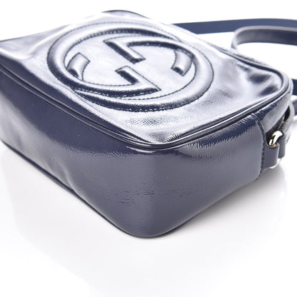 Gucci Vernice Naplack Small Soho Disco Bag Uniform Blue 6 of 9